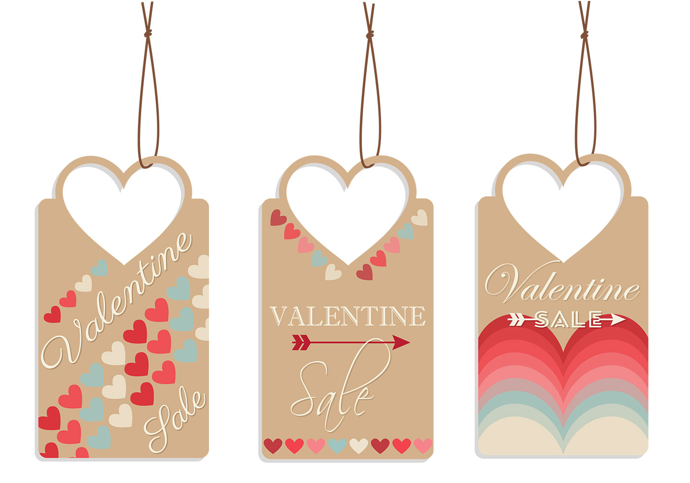 Valentine's Day Tag Vector Pack - Download Free Vectors, Clipart Graphics & Vector Art