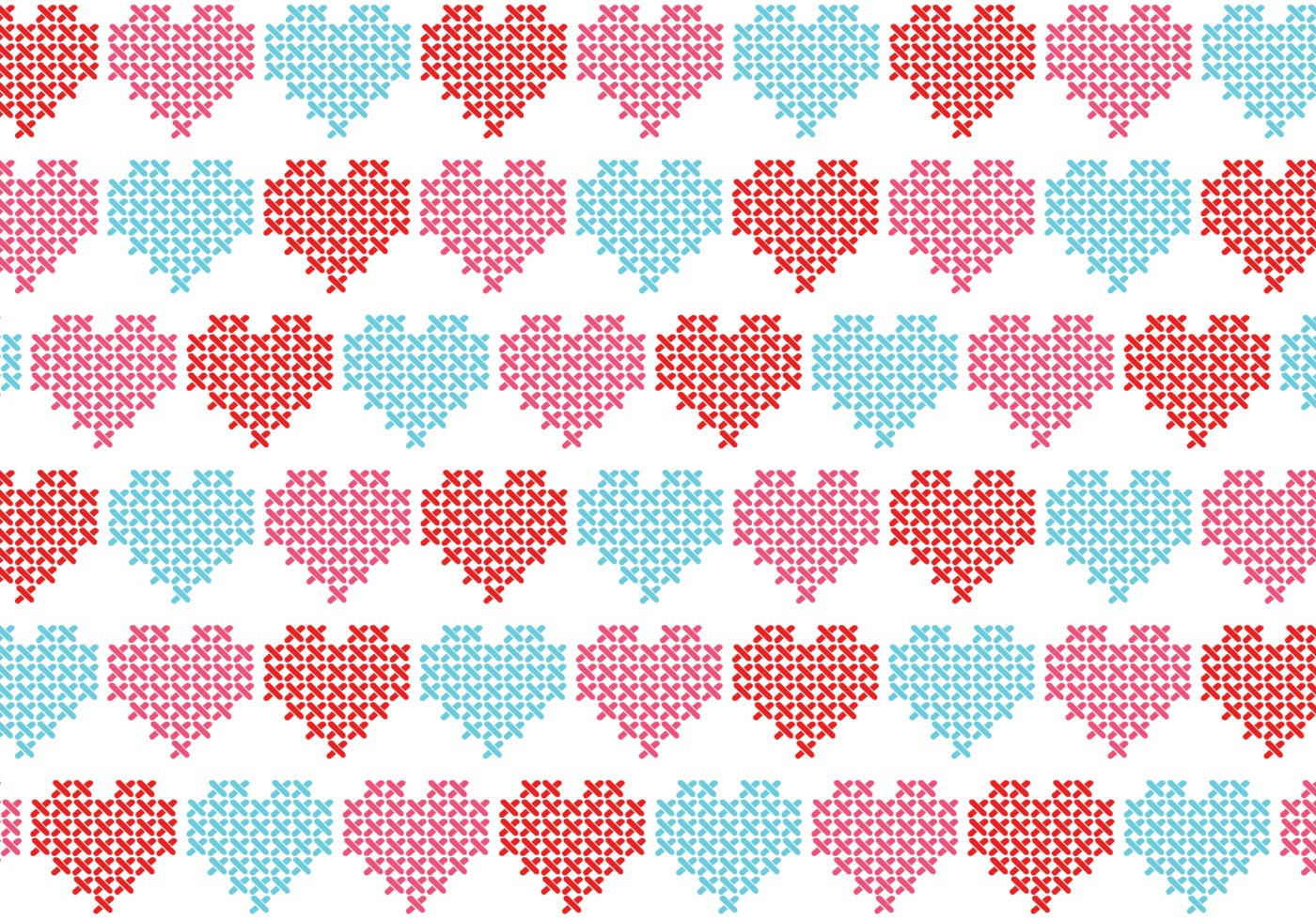 Cross Stitch Patterns Hearts / Family Heart 2 Cross Stitch Pattern