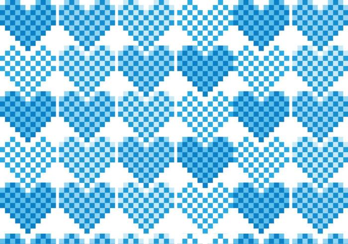 Pixel Heart Pattern Vector Pack 60118 - Download Free ...