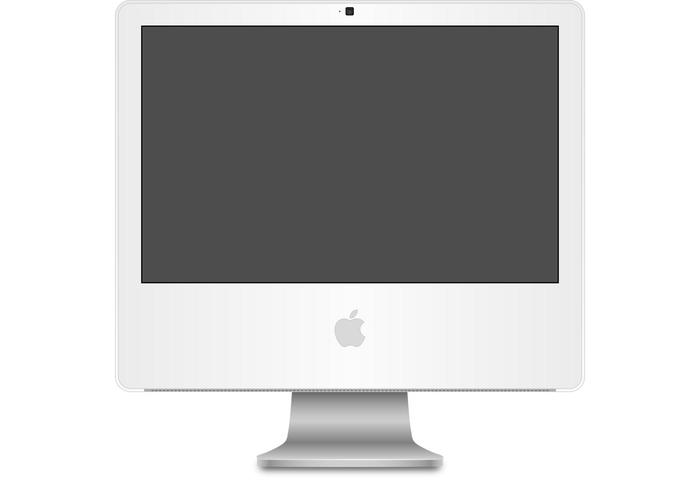 iMac G5 Computer Vector iMac G5 Computer Vector