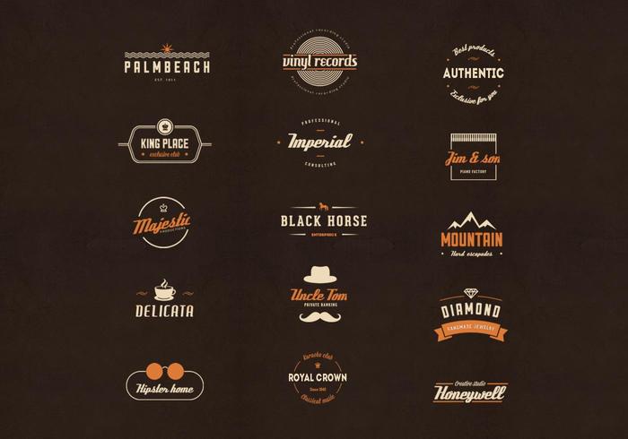 Vintage Label Vector Pack