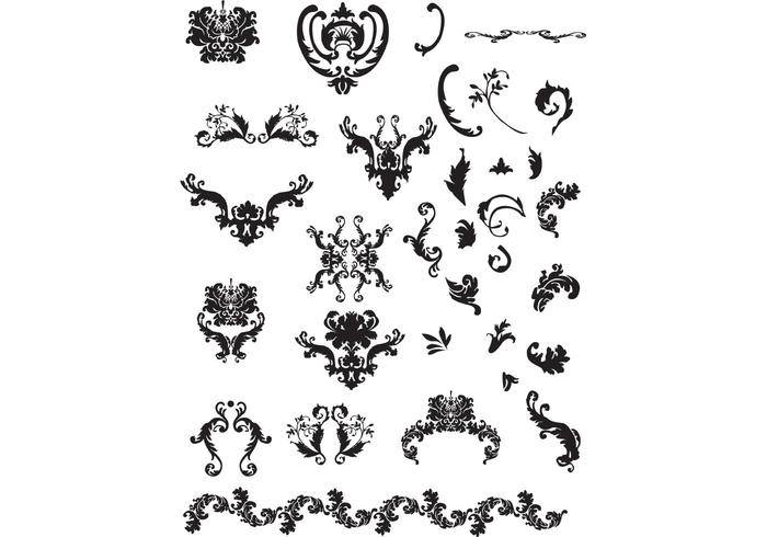 Free Vector Gold Leaf - 30 Items Free Vector Gold Leaf - 30 Items