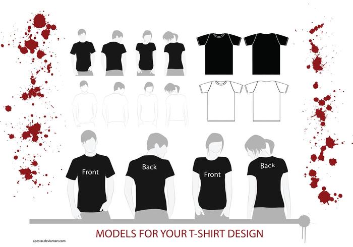 T-Shirt Vector Models T-Shirt Vector Models