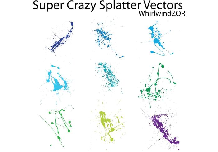 Super Crazy Splatter Vectors Super Crazy Splatter Vectors