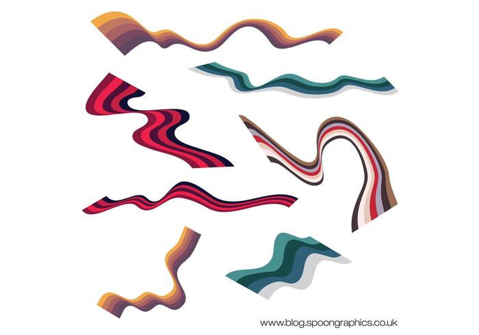 Free Wavy Vector Ribbon Graphics Free Wavy Vector Ribbon Graphics