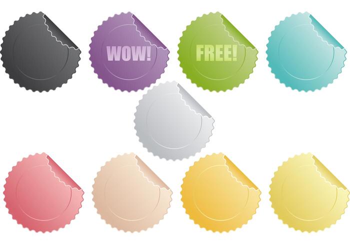 Vector Tag Stickers Vector Tag Stickers