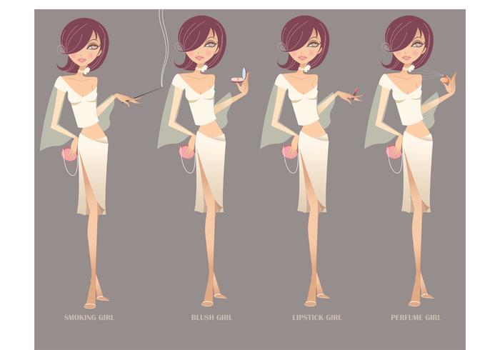 Beauty Girl Vector Graphics Beauty Girl Vector Graphics