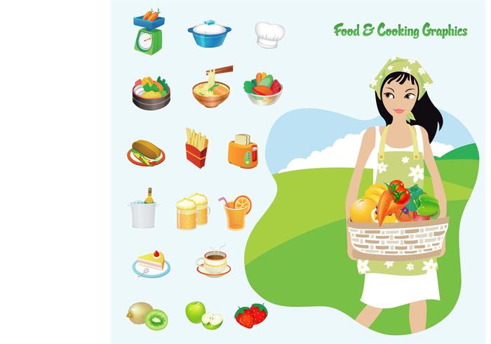 Food & Cooking Vector Art Food & Cooking Vector Art