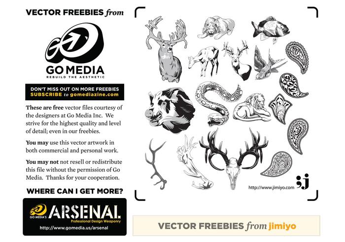 Vector Freebie from jimiyo: Animals Vector Freebie from jimiyo: Animals