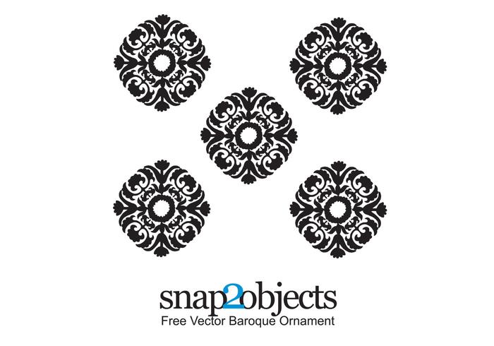 Free Vector Baroque Ornament Free Vector Baroque Ornament