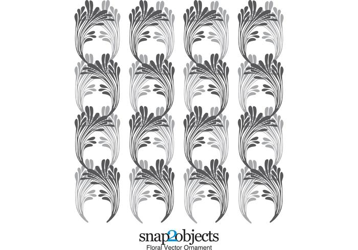 Free Floral Vector Ornament Pattern Free Floral Vector Ornament Pattern