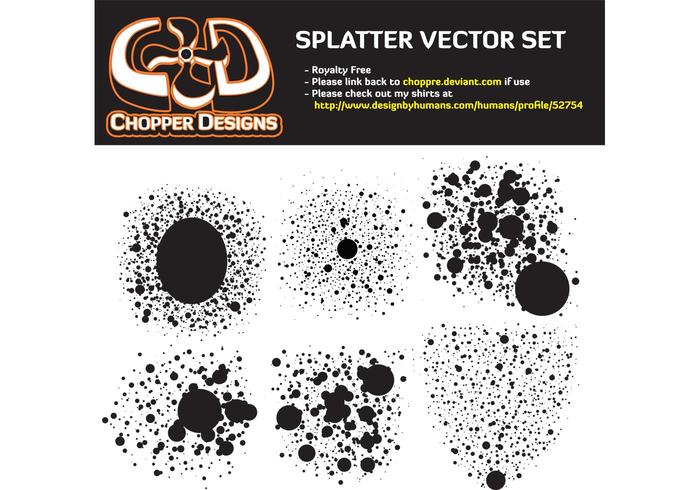 ChopperDesigns Splatter Vector Set ChopperDesigns Splatter Vector Set