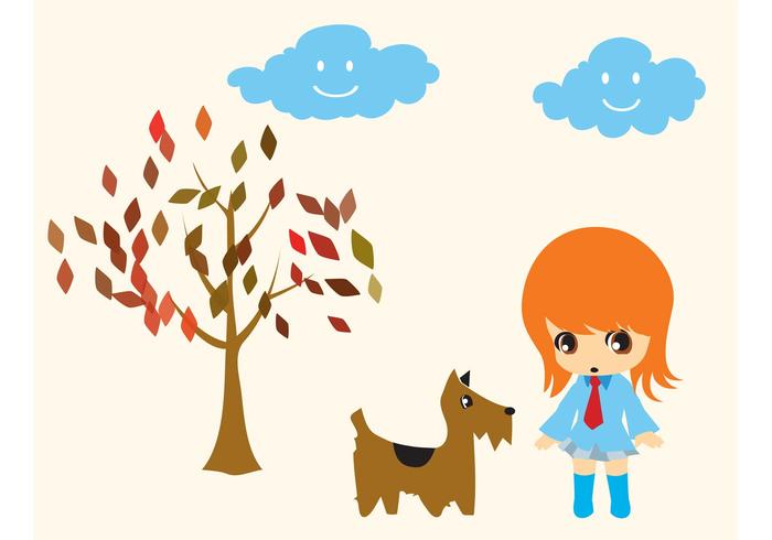 Aiki Walking Her Doggie Aiki Walking Her Doggie