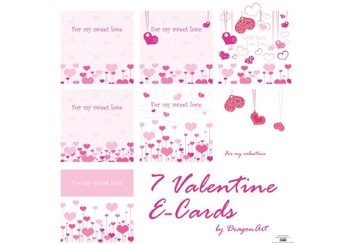 For my Sweet Love Valentine E-Cards Vector For my Sweet Love Valentine E-Cards Vector
