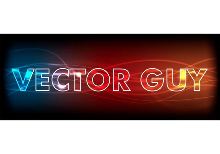 Glowing abstract text effect Glowing abstract text effect