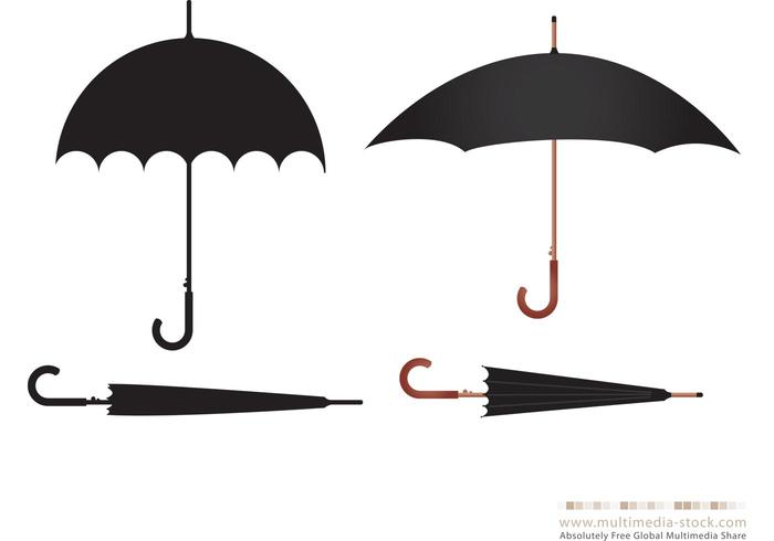 Umbrella vector set Umbrella vector set