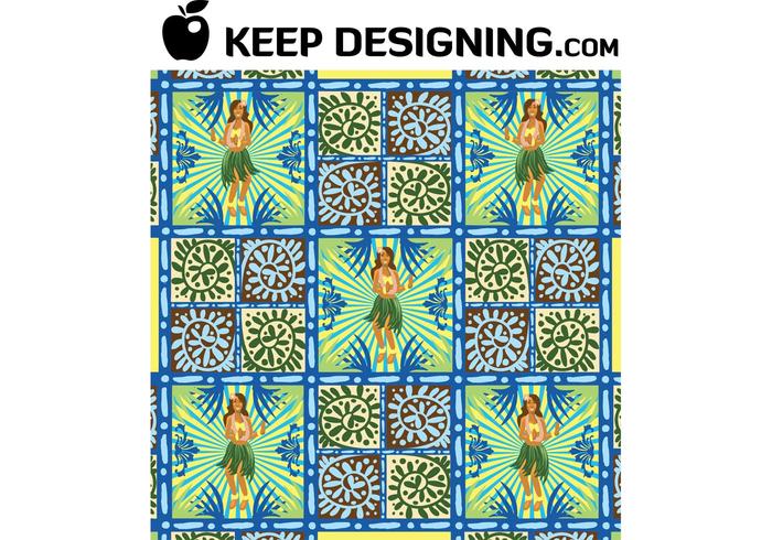 Hawaii Floral Wallpaper Vector- Free Hawaii Floral Wallpaper Vector- Free
