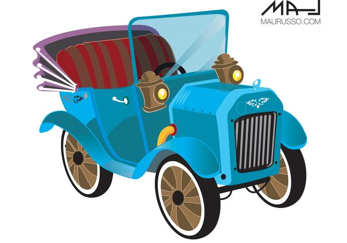 Old car vector Old car vector