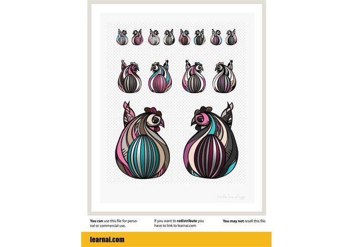 Easter Vector Postcard Easter Vector Postcard