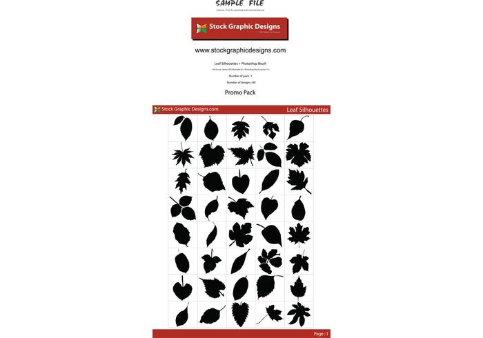 Leaf Silhouettes Leaf Silhouettes
