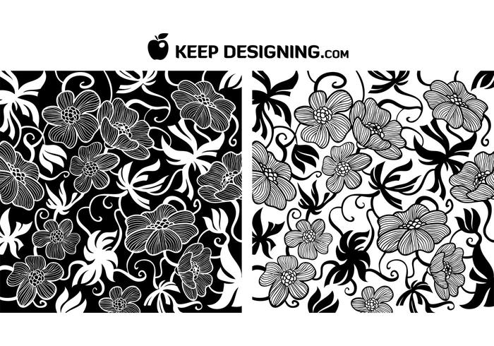 European Art Deco Floral Vectors European Art Deco Floral Vectors
