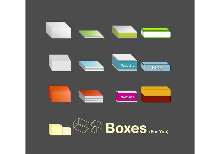 Free Vector Boxes Free Vector Boxes