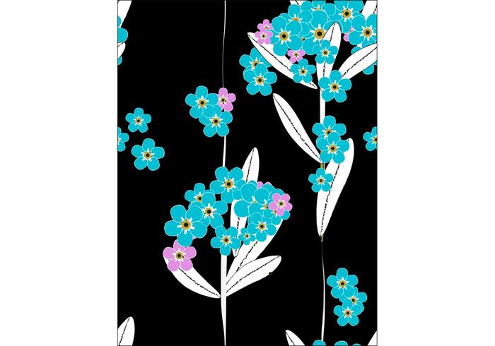 Forget me not pattern Forget me not pattern