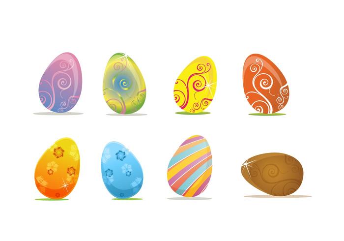 Easter Eggs Vector Easter Eggs Vector