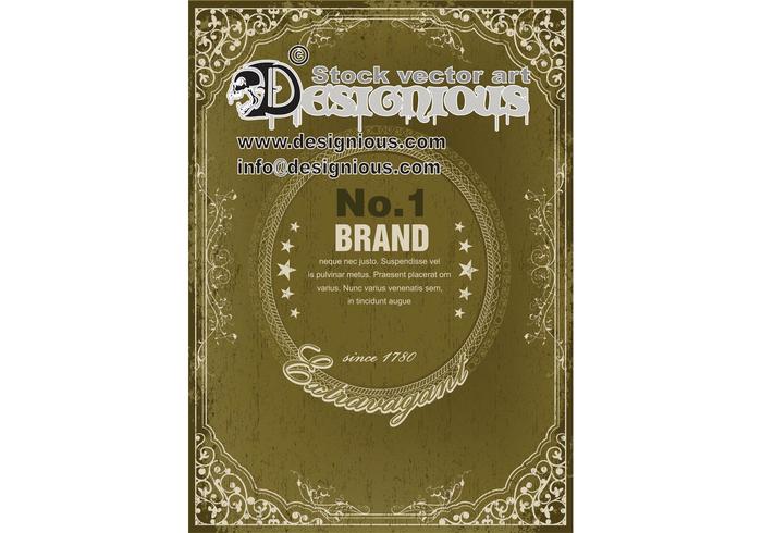 Free Vector Vintage Poster Free Vector Vintage Poster