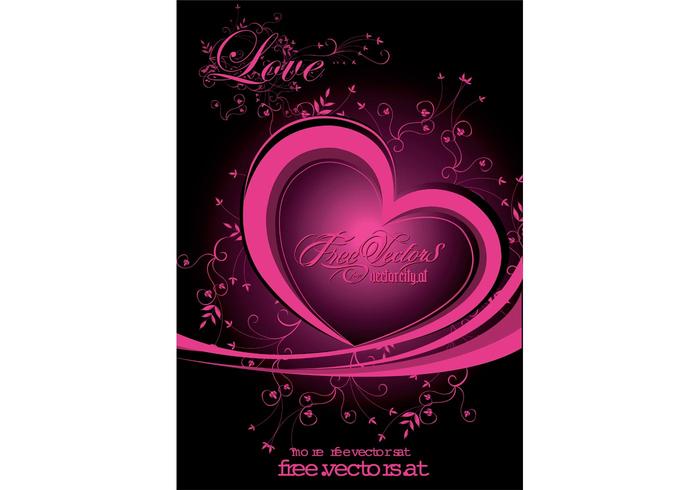 Free Vector Floral Heart Free Vector Floral Heart