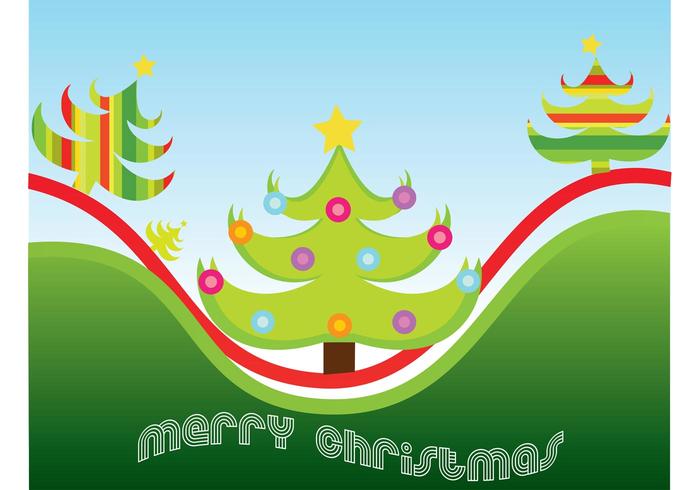 Christmas Tree Scene Christmas Tree Scene