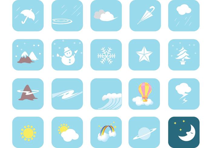 Weather Vector Symbols Weather Vector Symbols