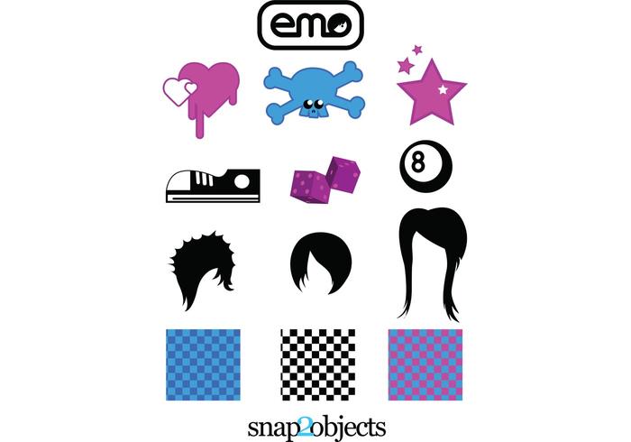 Free Vector Design Elements: Emo Free Vector Design Elements: Emo