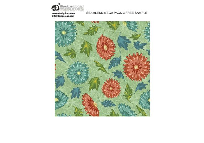 Seamless Flower Pattern Seamless Flower Pattern
