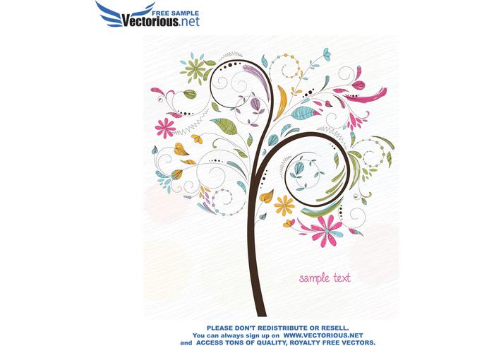 Free Tree Vector Illustration Free Tree Vector Illustration