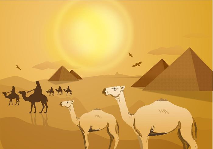 Egyptian Desert Landscape Egyptian Desert Landscape