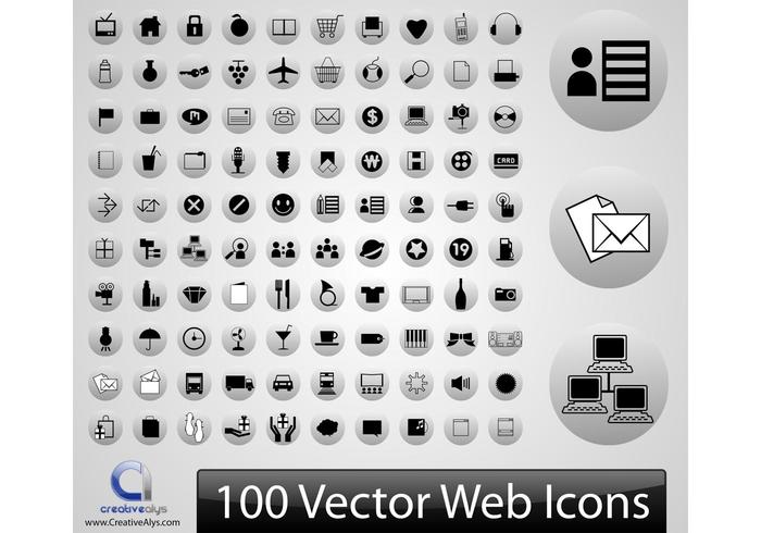 100 Vector Web Icons 100 Vector Web Icons