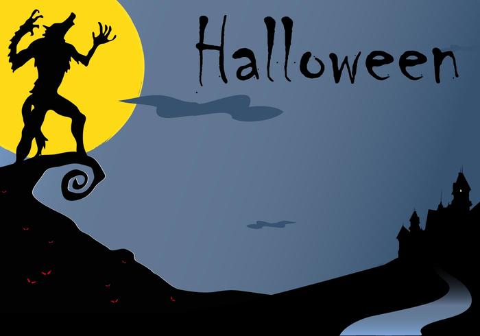 Halloween - Howling WereWolf Halloween - Howling WereWolf