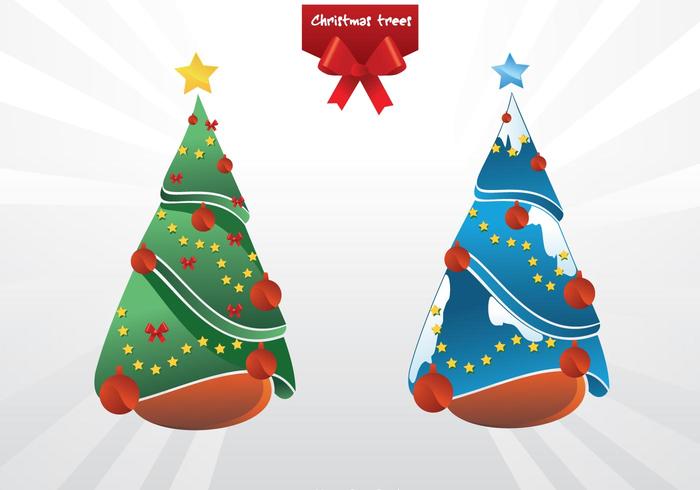 Christmas Trees Vector Christmas Trees Vector