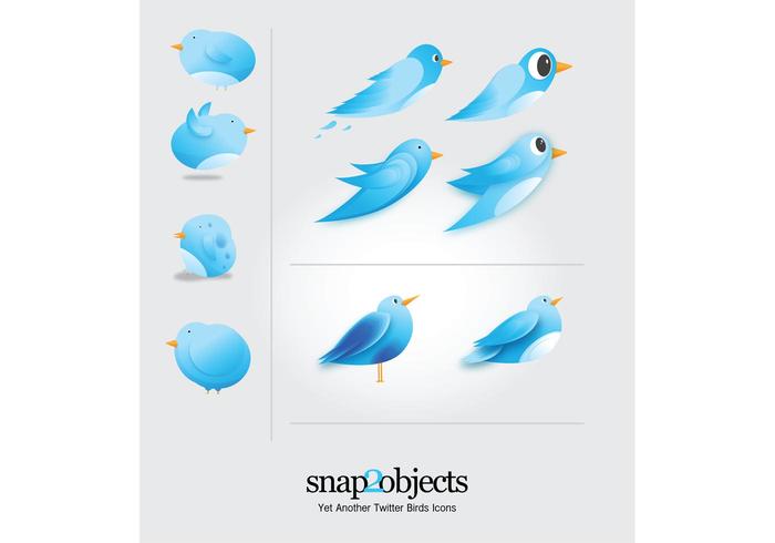 Free Twitter Birds Icons Vector Free Twitter Birds Icons Vector