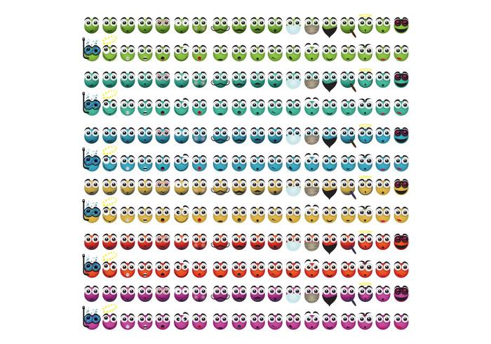 3D Smilies Vector 3D Smilies Vector