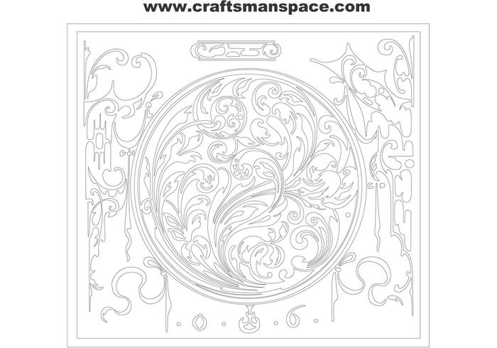 Roundel blackwork Roundel blackwork