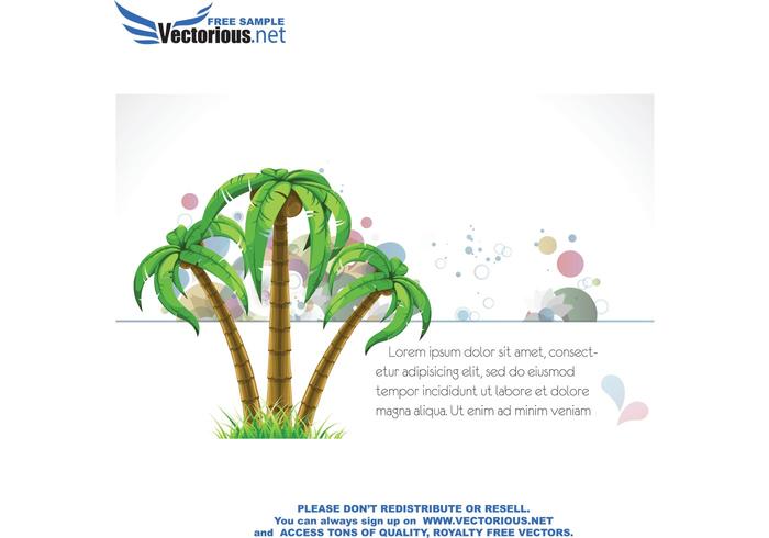 Palm Tree Vector Background Palm Tree Vector Background