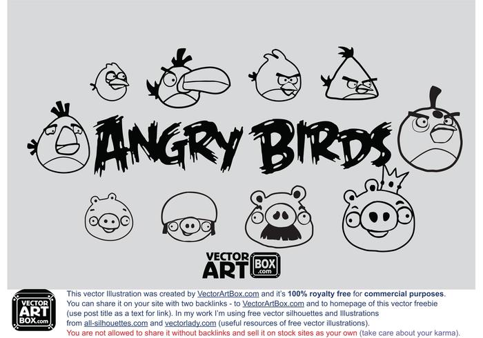 Vector Free Sketch Angry Birds Vector Free Sketch Angry Birds