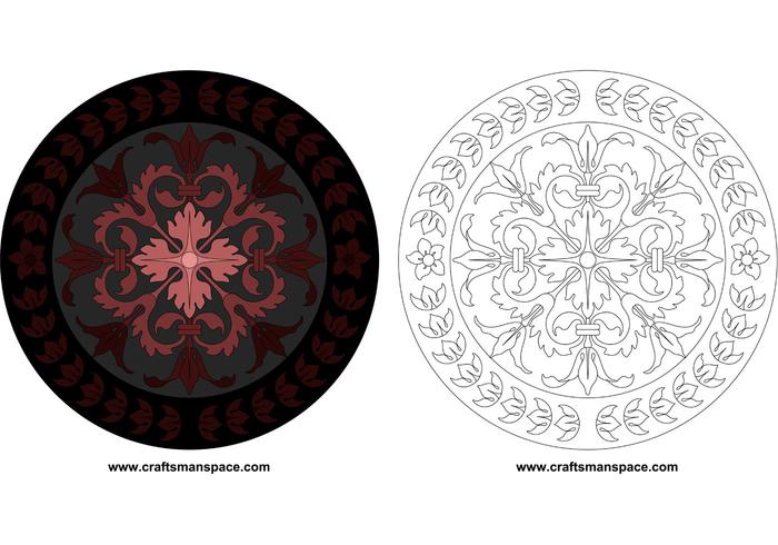 Inlay ornament Inlay ornament