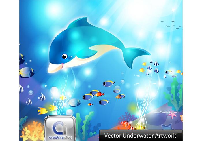 Vector Underwater Artwork Vector Underwater Artwork