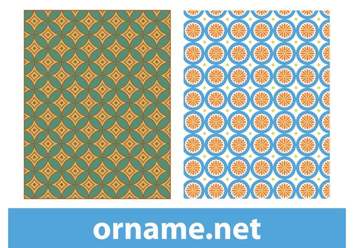 Two Vector Egyptian Patterns Two Vector Egyptian Patterns