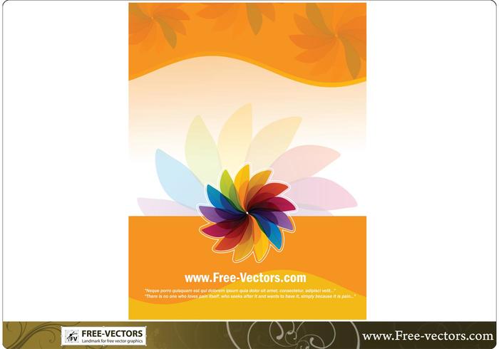Flower Colorful Vector Background Flower Colorful Vector Background