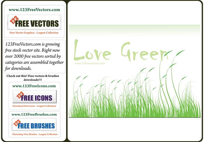Love Green Vector Love Green Vector