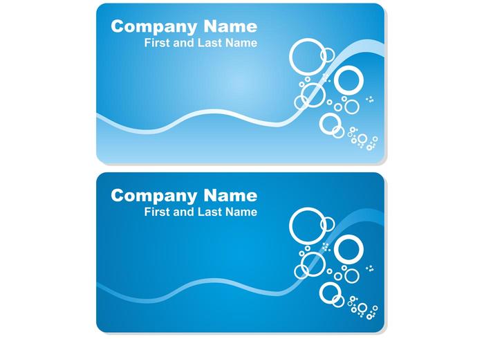 Sea business card set Sea business card set